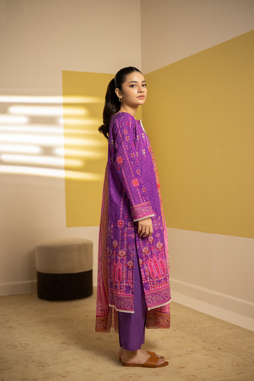 Zellbury | Summer Pret | Kurta Dupatta Trouser - 2110 - House Of Zarish