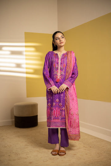 Zellbury | Summer Pret | Kurta Dupatta Trouser - 2110 - Libasekhas