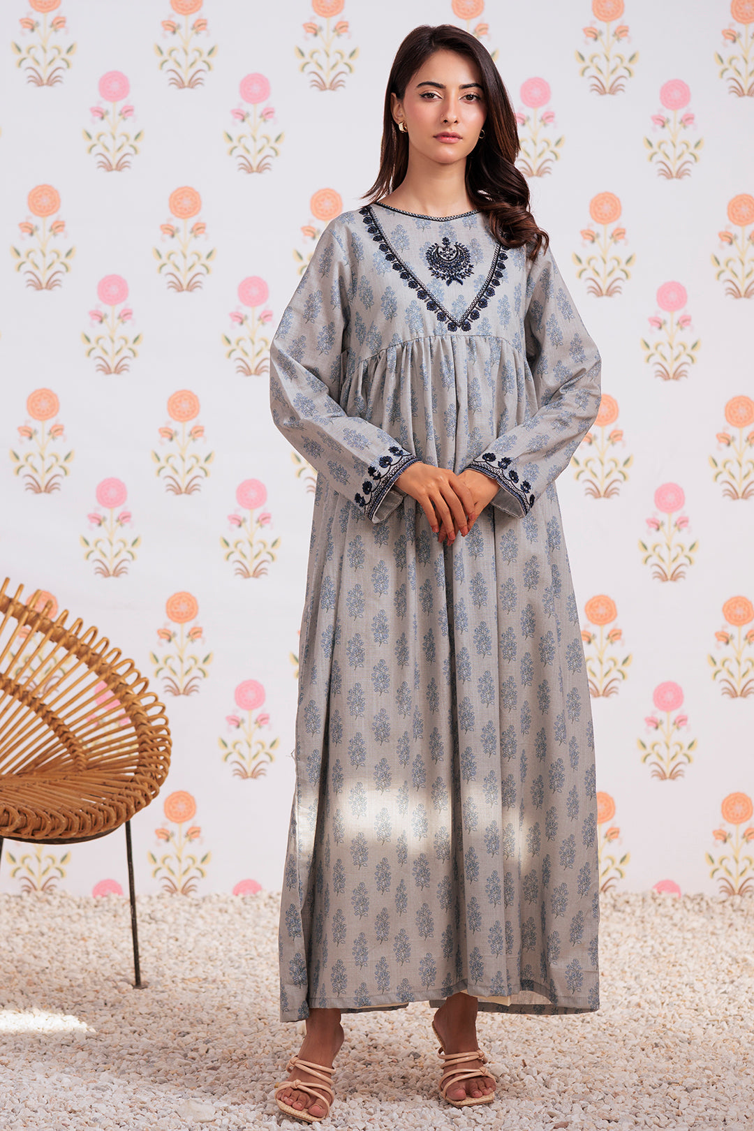 Zellbury | Winter Pret | Embroidered Kurta - 2909 - House Of Zarish