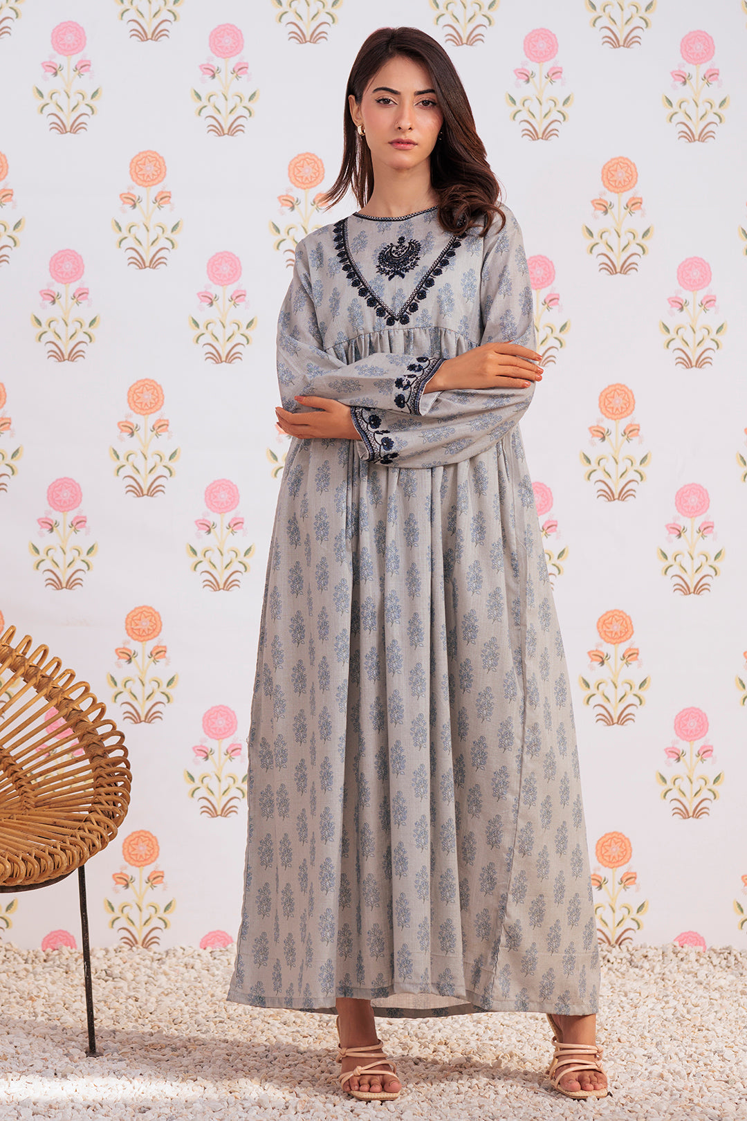 Zellbury | Winter Pret | Embroidered Kurta - 2909 - House Of Zarish