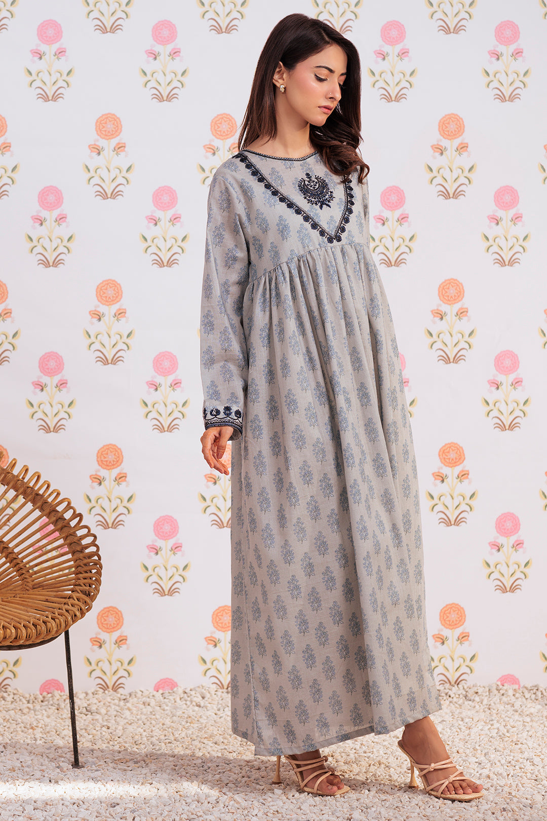 Zellbury | Winter Pret | Embroidered Kurta - 2909 - House Of Zarish