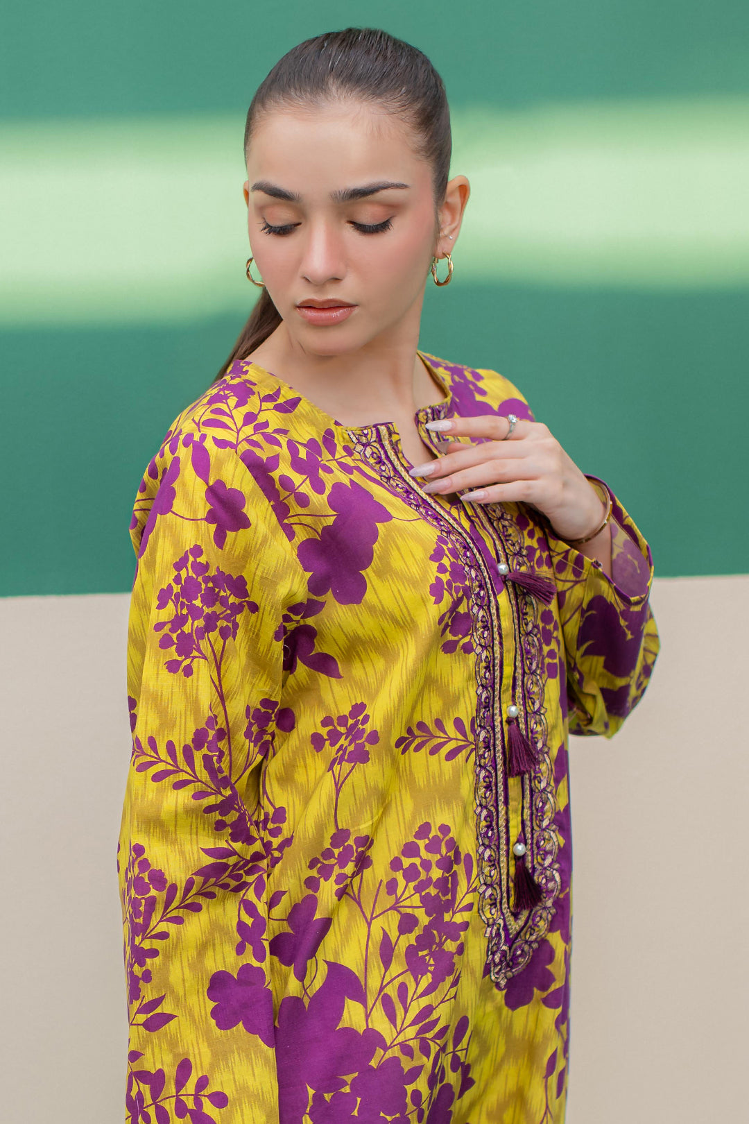 Zellbury | Winter Pret | Embroidered Kurta - 2916 - Libasekhas