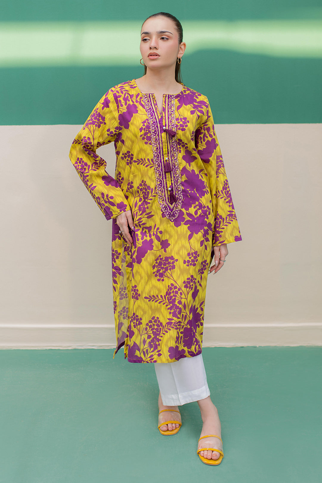 Zellbury | Winter Pret | Embroidered Kurta - 2916 - House Of Zarish