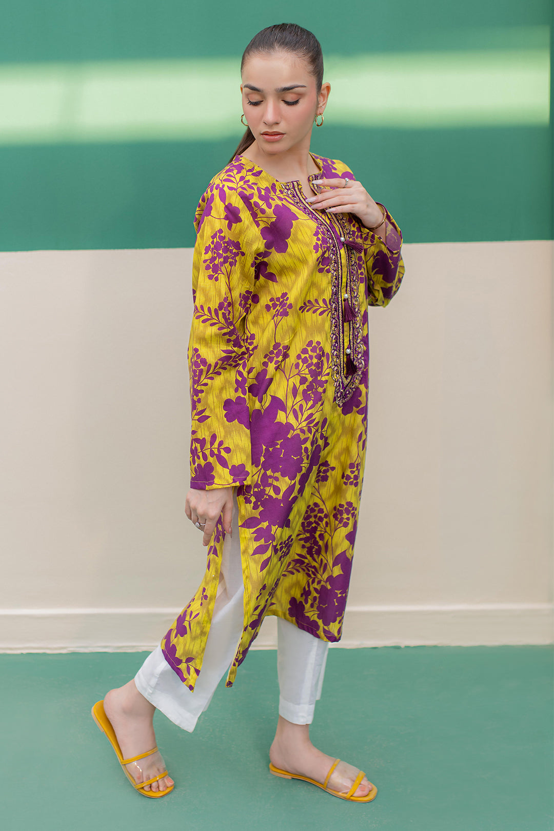 Zellbury | Winter Pret | Embroidered Kurta - 2916 - Libasekhas