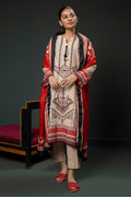 Zellbury | Winter Pret | Embroidered Kurta Shawl - 2937 - Libasekhas