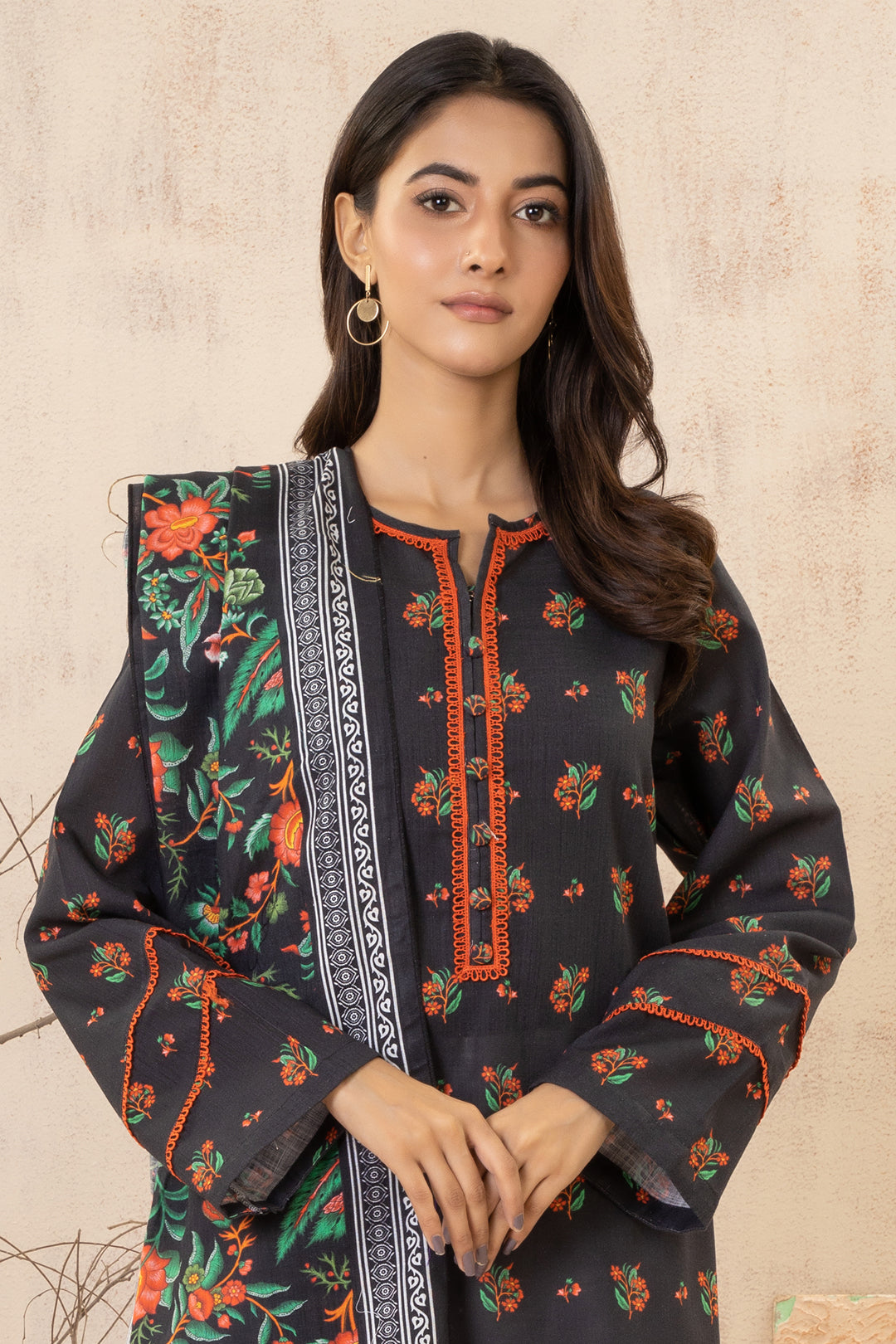 Zellbury | Winter Pret | Kurta Dupatta - 2979 - House Of Zarish