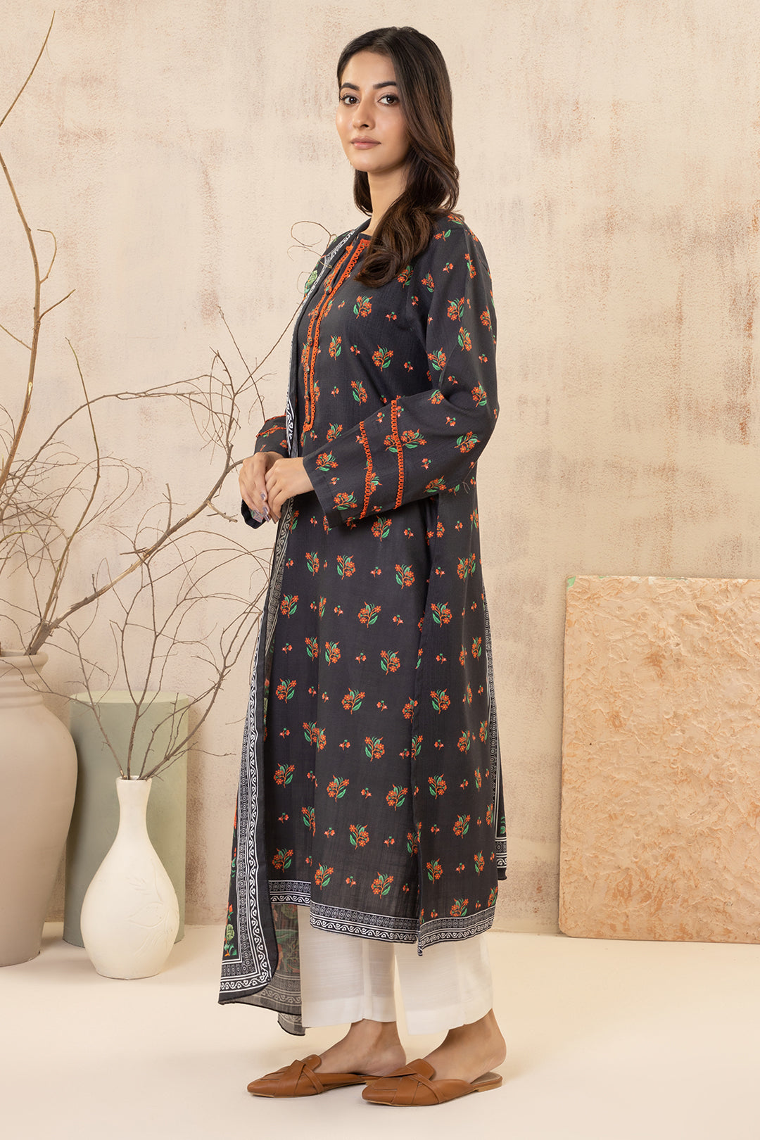 Zellbury | Winter Pret | Kurta Dupatta - 2979 - House Of Zarish