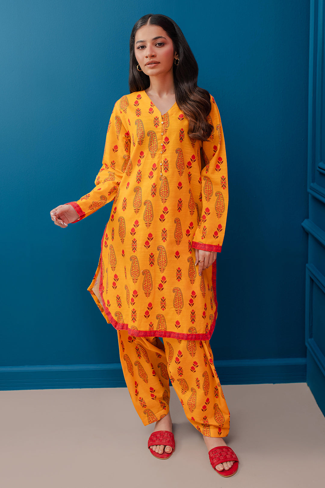 Zellbury | Winter Pret | Kurta Trouser - 2989 - House Of Zarish
