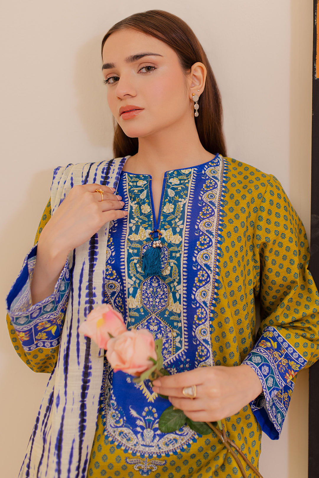 Zellbury | Winter Pret | Kurta Dupatta - 3032 - House Of Zarish