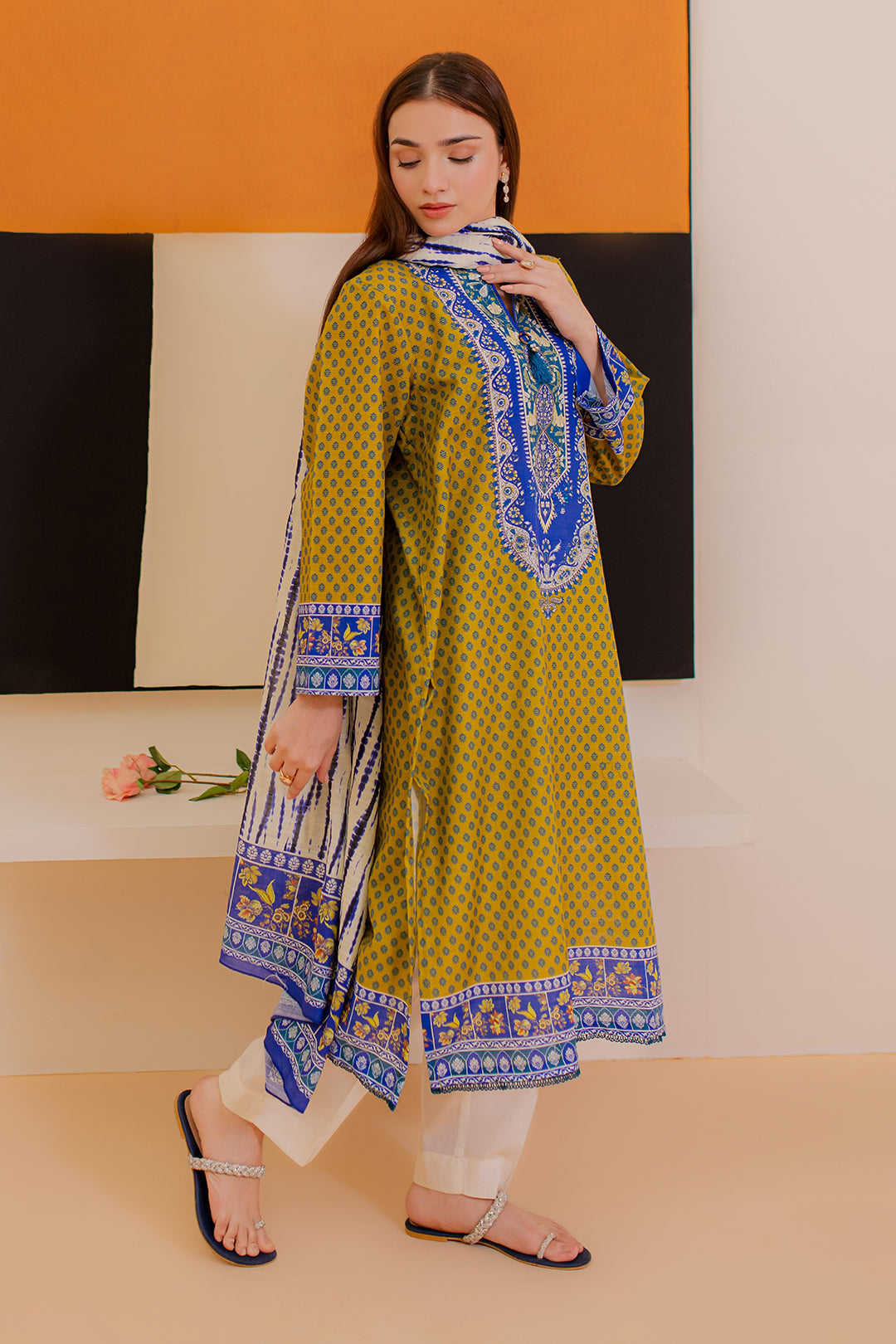 Zellbury | Winter Pret | Kurta Dupatta - 3032 - House Of Zarish