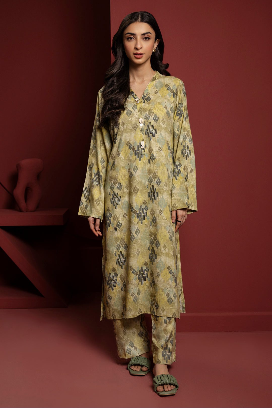 Zellbury | Winter Pret | Kurta Trouser - 3035 - House Of Zarish