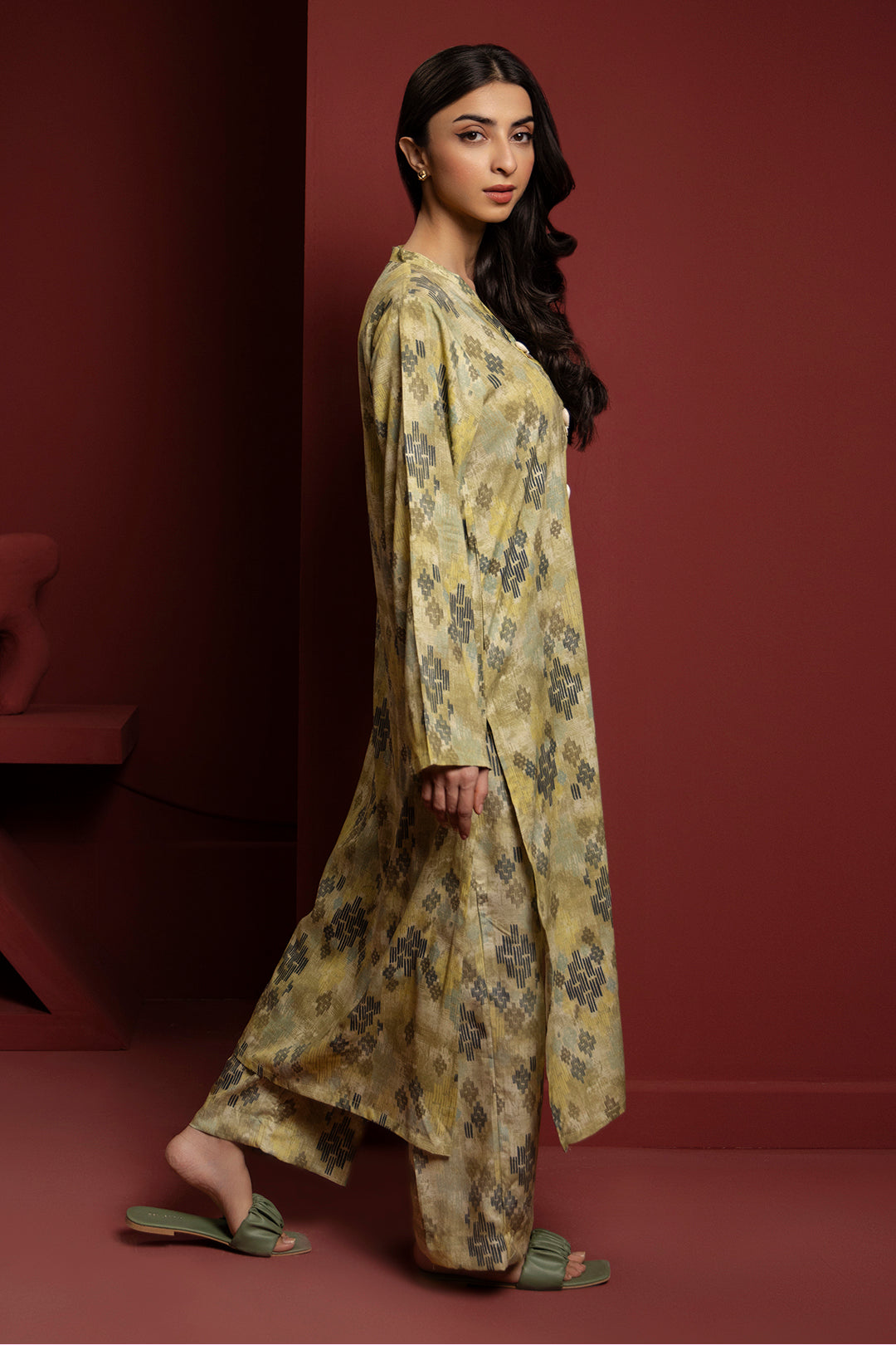 Zellbury | Winter Pret | Kurta Trouser - 3035 - House Of Zarish