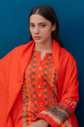 Zellbury | Winter Pret | Kurta Dupatta - 3053 - Libasekhas