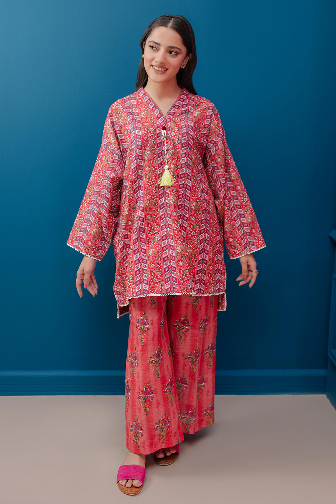 Zellbury | Winter Pret | Kurta Trouser - 3082 - House Of Zarish