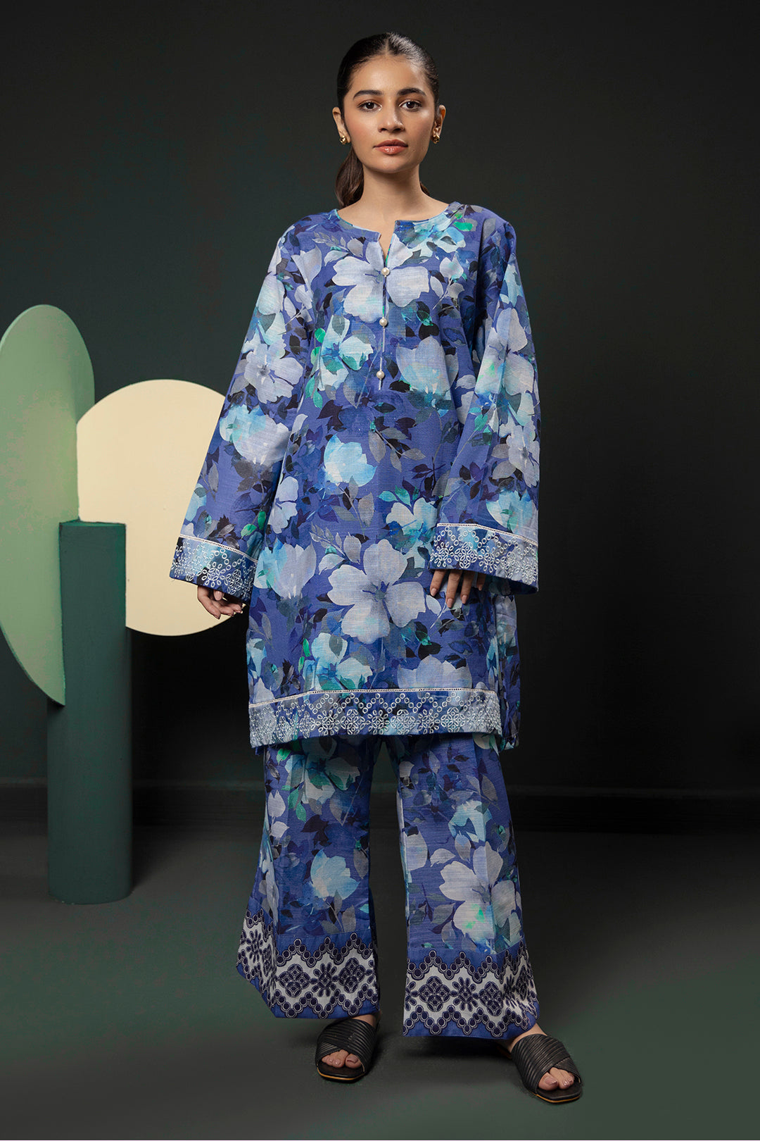 Zellbury | Winter Pret | Kurta Trouser - 3086 - House Of Zarish