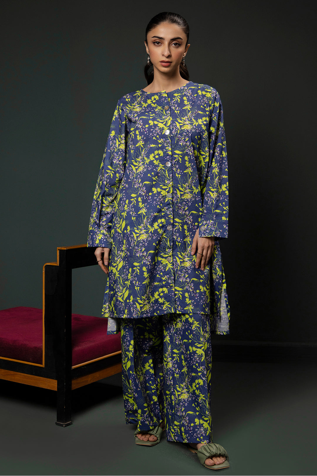 Zellbury | Winter Pret | Kurta Trouser - 3108 - House Of Zarish