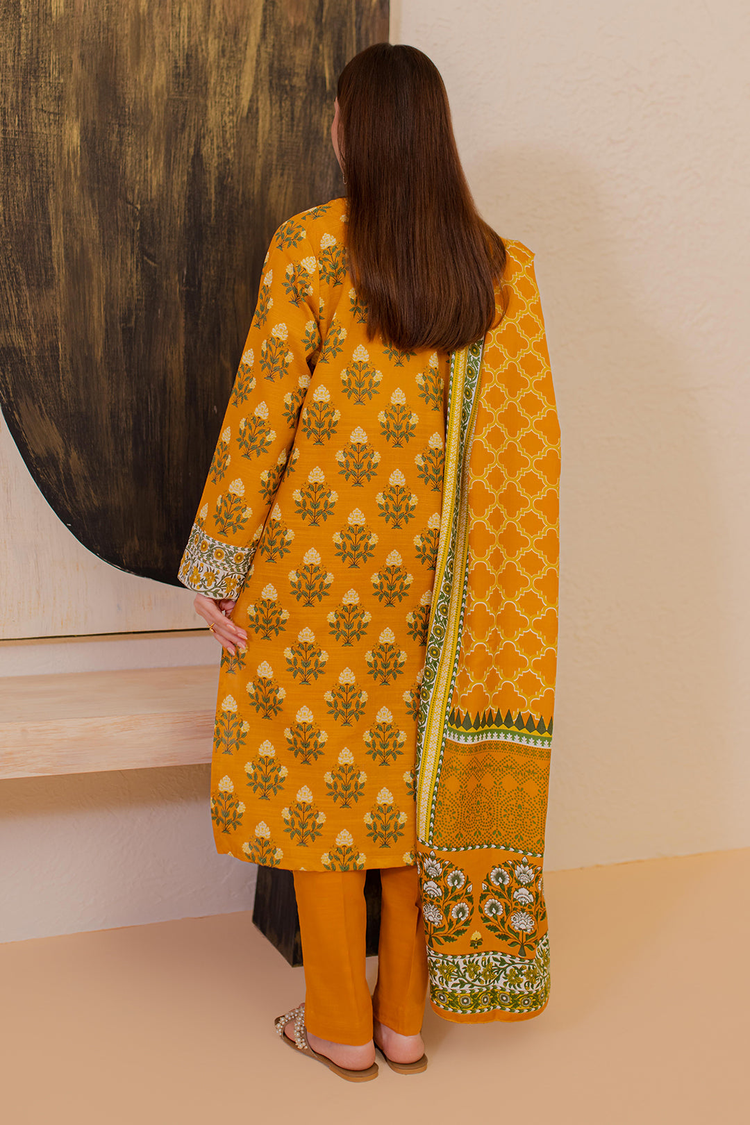 Zellbury | Winter Pret | Kurta Shawl Trouser - 2946 - House Of Zarish