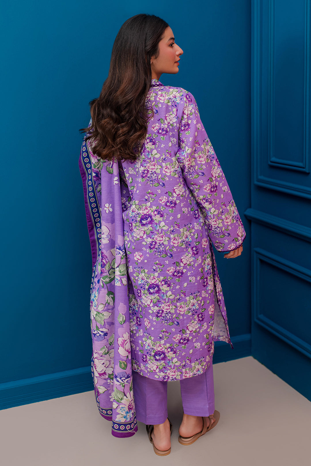Zellbury | Winter Pret | Kurta Dupatta Trouser - 2948 - Libasekhas