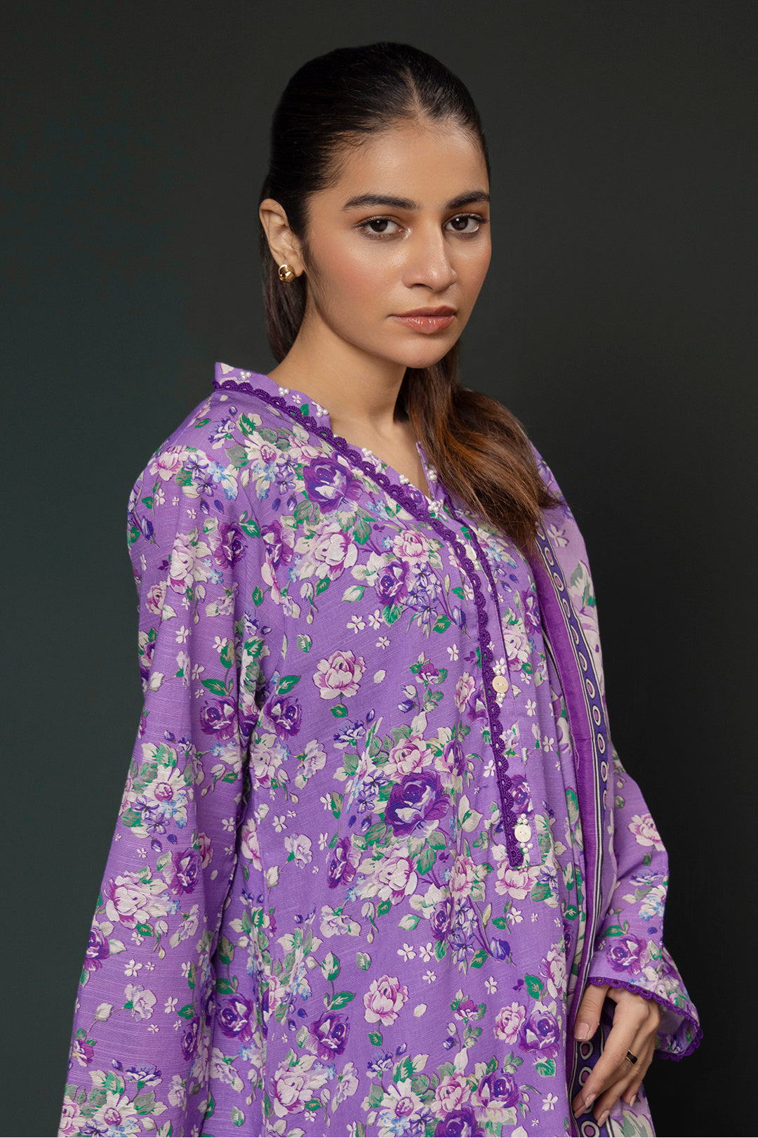 Zellbury | Winter Pret | Kurta Dupatta Trouser - 2948 - House Of Zarish
