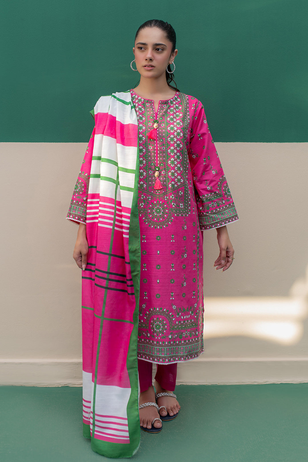 Zellbury | Winter Pret | Kurta Dupatta Trouser - 2949 - House Of Zarish