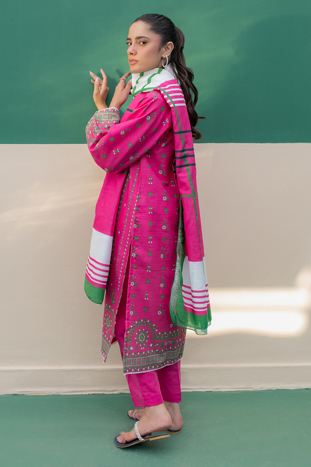 Zellbury | Winter Pret | Kurta Dupatta Trouser - 2949 - House Of Zarish