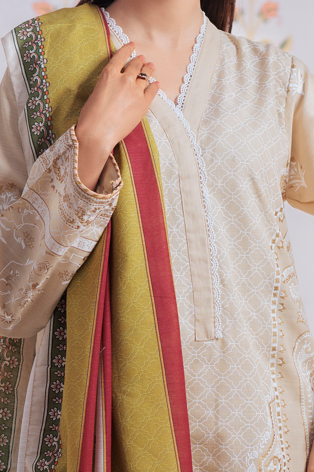 Zellbury | Winter Pret | Embroidered Kurta Dupatta Trouser - 2950 - House Of Zarish