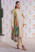 Zellbury | Winter Pret | Embroidered Kurta Dupatta Trouser - 2950 - Libasekhas