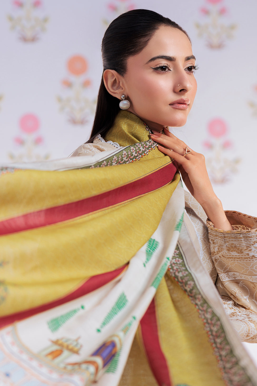 Zellbury | Winter Pret | Embroidered Kurta Dupatta Trouser - 2950 - House Of Zarish