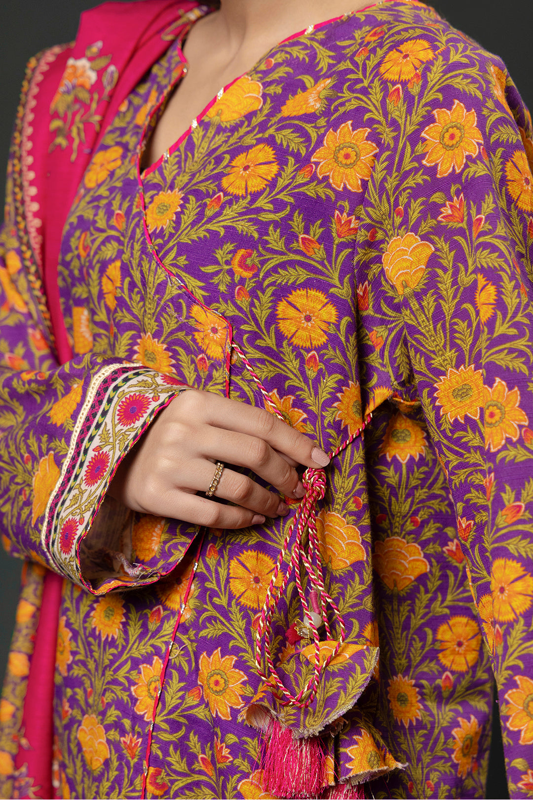 Zellbury | Winter Pret | Kurta Dupatta Trouser - 3006 - House Of Zarish