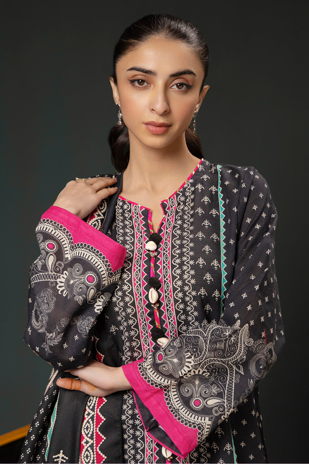 Zellbury | Winter Pret | Kurta Shawl Trouser - 3008 - House Of Zarish