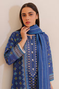 Zellbury | Winter Pret | Kurta Dupatta Trouser - 3039 - Libasekhas