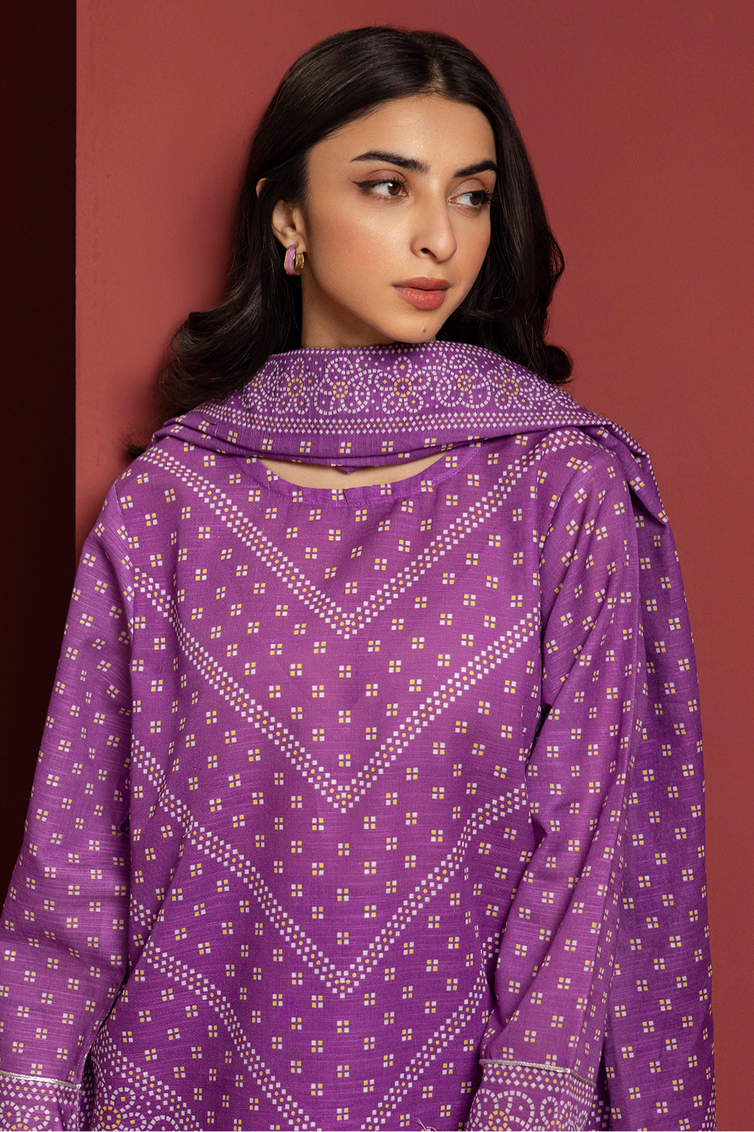 Zellbury | Winter Pret | Kurta Dupatta Trouser - 3072 - House Of Zarish