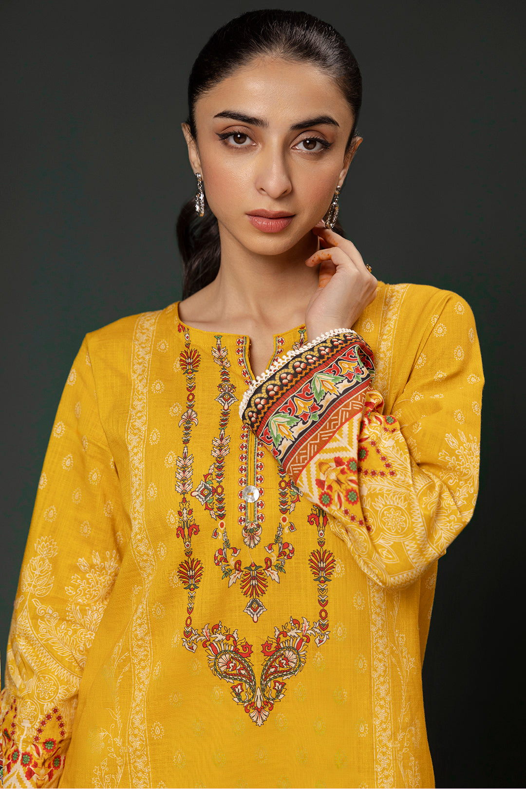Zellbury | Winter Pret | Kurta Dupatta Trouser - 3151 - House Of Zarish