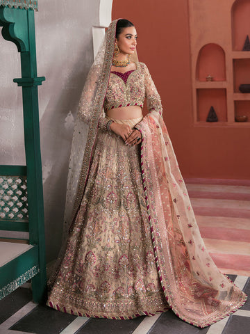 Gulaal | Wedding Formals | ANSHAH GL-WS-22V1-28 (IVORY WHITE LEHNGA CHOLI) - House Of Anaya