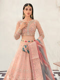 Gulaal | Wedding Formals | AFREEN GL-WS-22V1-29 (PEACH LEHNGA CHOLI) - House Of Anaya