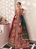 Gulaal | Wedding Formals | ZAIRA GL-WS-22V1-30 (RUST ANGRAKHA) - House Of Anaya