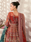 Gulaal | Wedding Formals | ZAIRA GL-WS-22V1-30 (RUST ANGRAKHA) - House Of Anaya