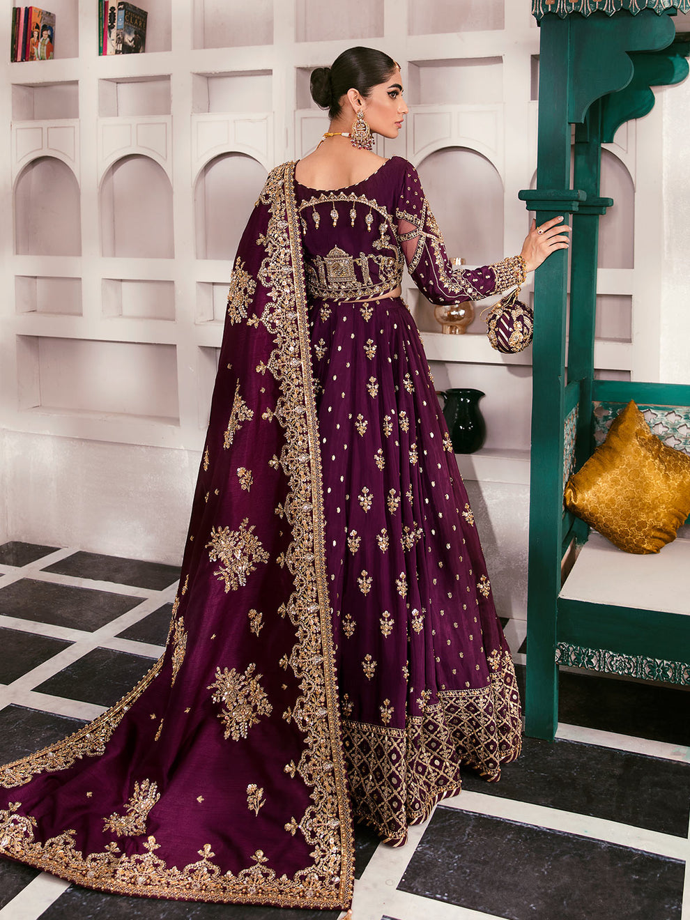 Gulaal | Wedding Formals | SHAZMINAH GL-WS-22V1-31 (LEHNGA AND CHOLI) - House Of Anaya