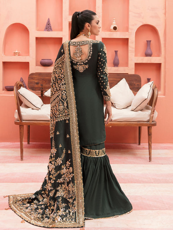Gulaal | Wedding Formals | GL-WS-22V1-33 (SHIRT AND GHARARA) - House Of Anaya