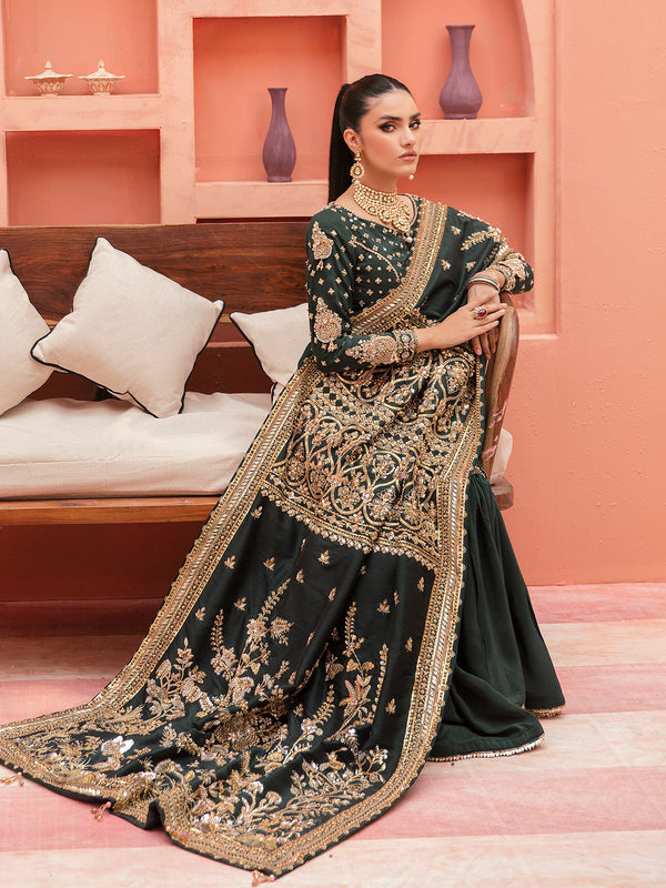 Gulaal | Wedding Formals | GL-WS-22V1-33 (SHIRT AND GHARARA) - House Of Anaya