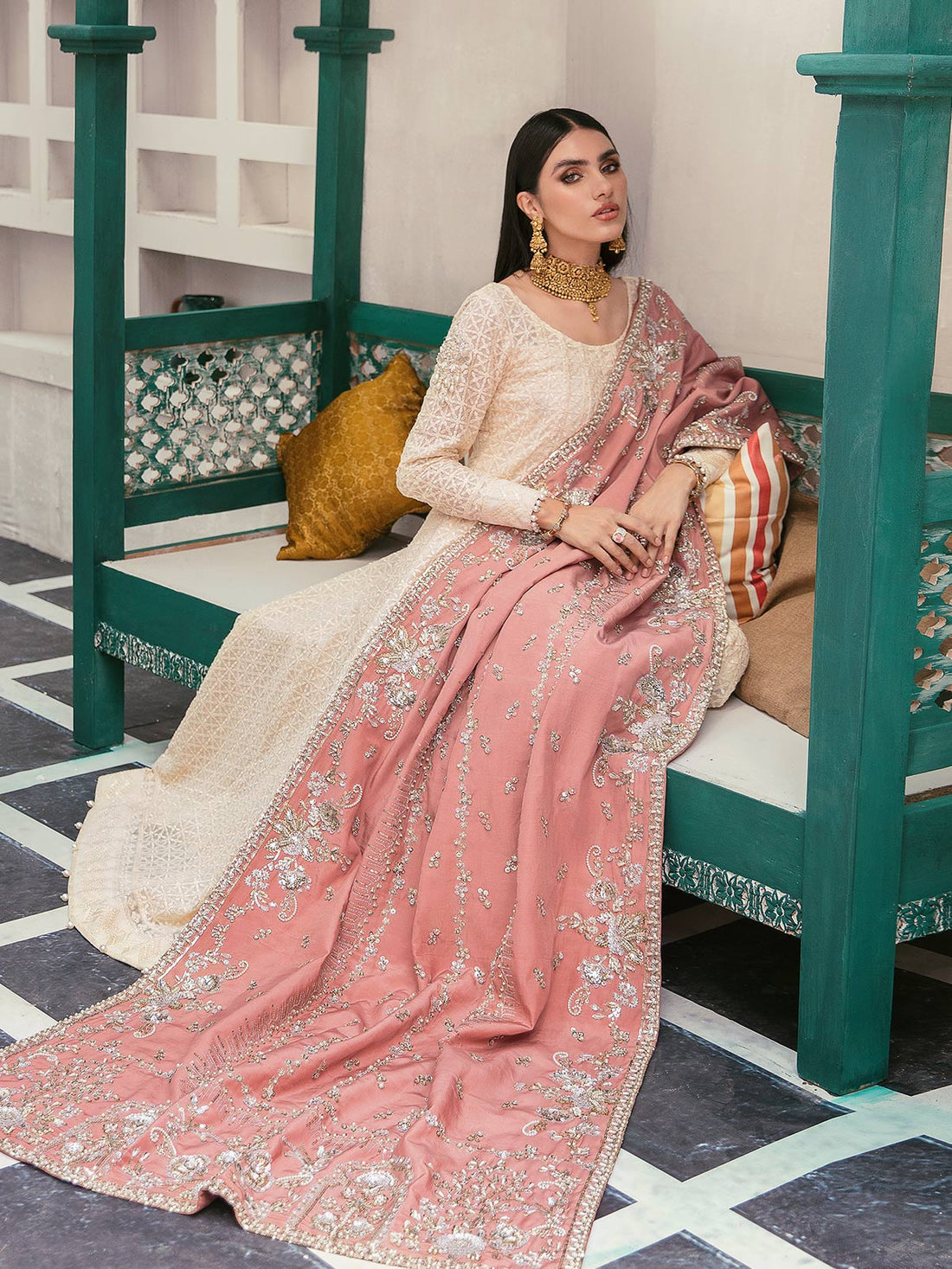 Gulaal | Wedding Formals | GL-WS-22V1-34 (PISHWAS AND CHOORIDAAR PYJAMA) - House Of Anaya