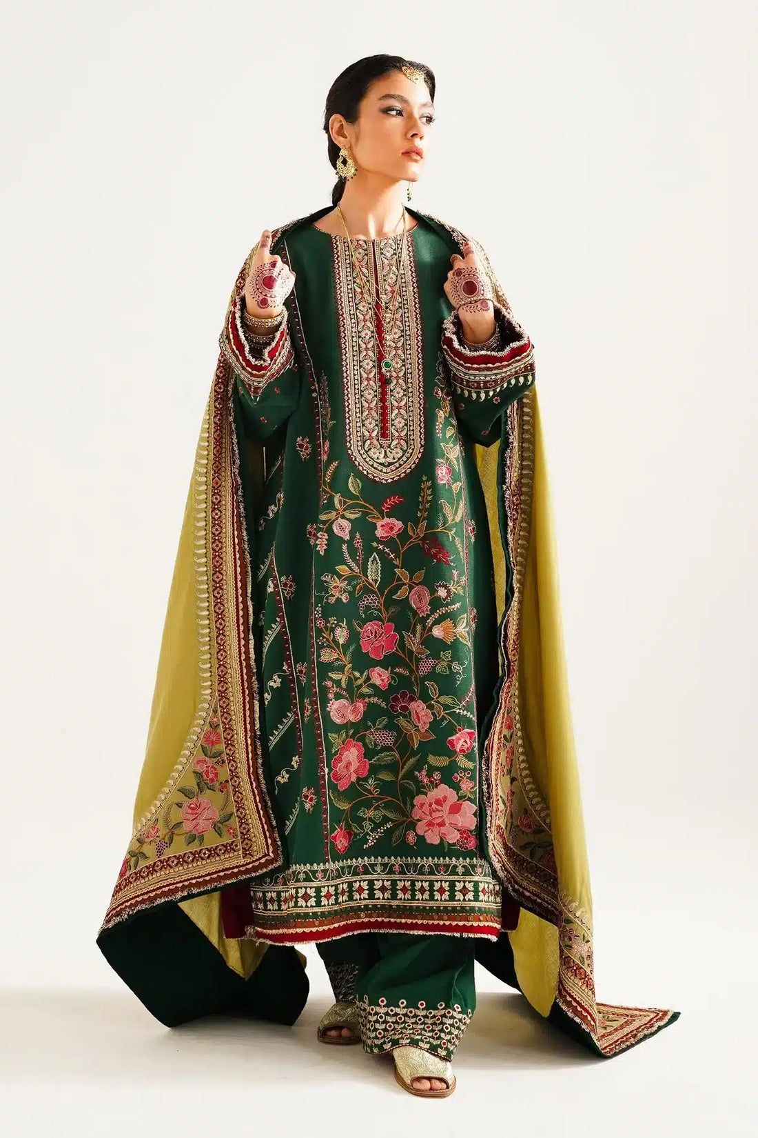 Zara ShahJahan | Winter Shawl 23 | WS23-D7 - House Of Anaya