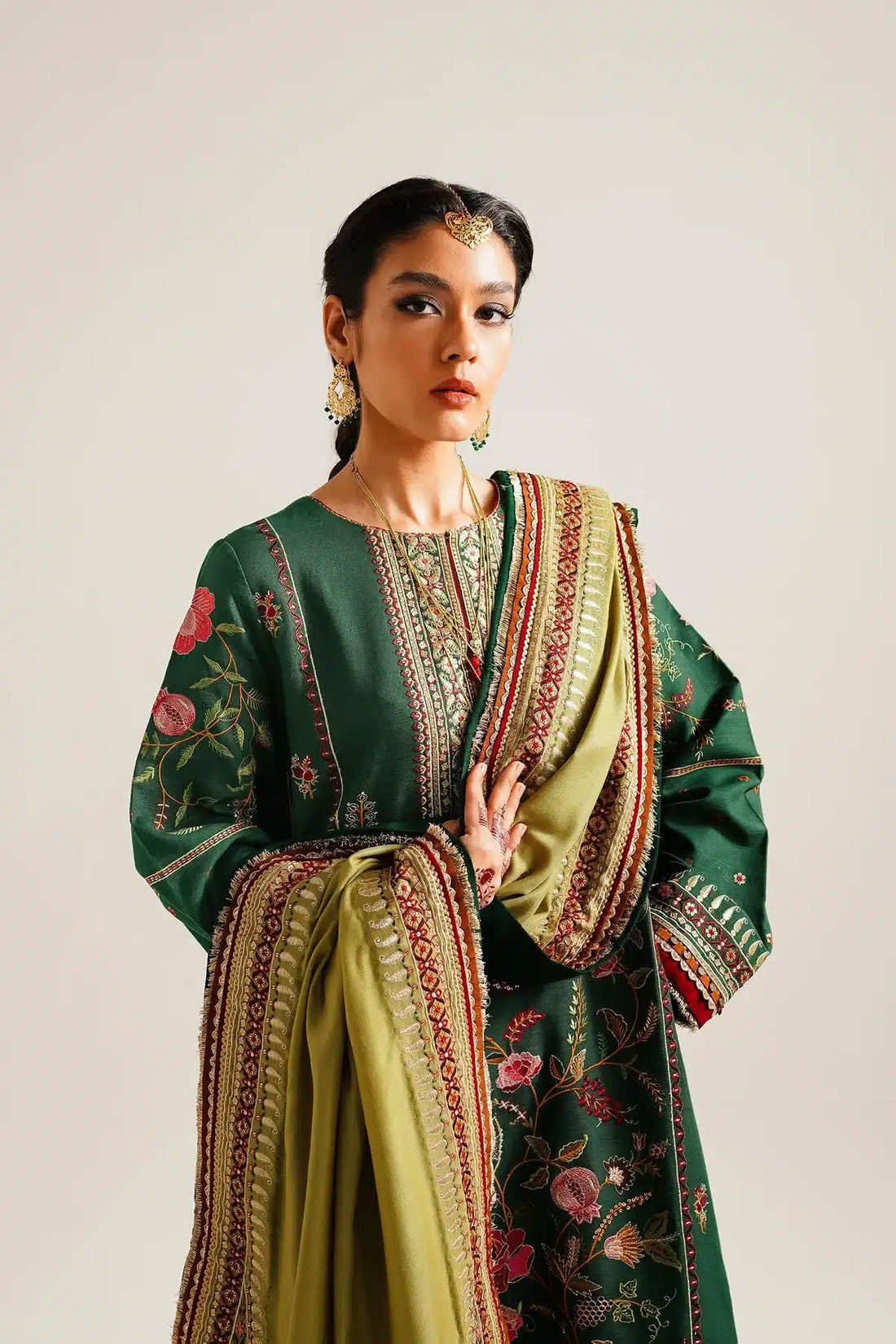 Zara ShahJahan | Winter Shawl 23 | WS23-D7 - House Of Anaya