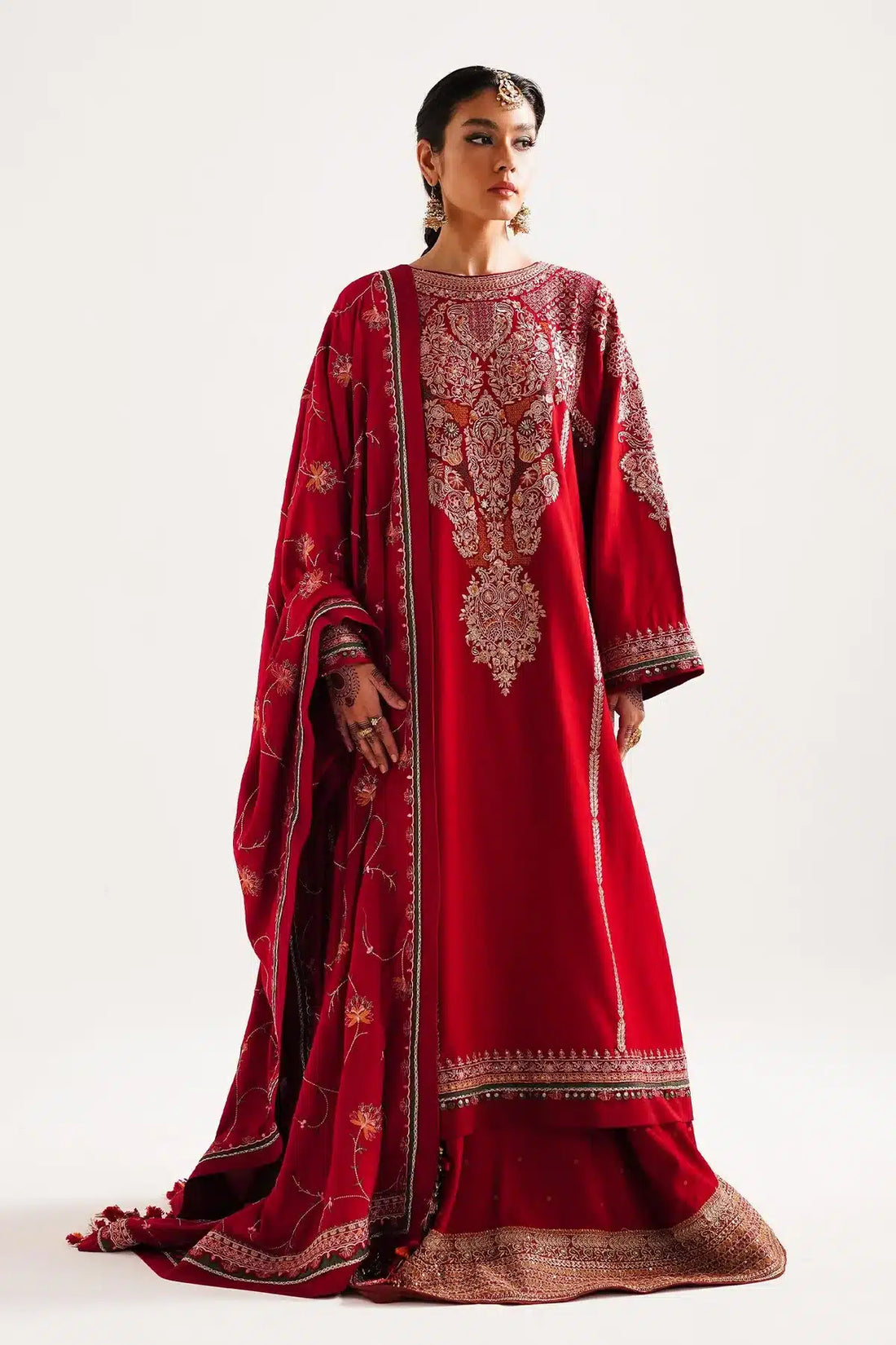 Zara ShahJahan | Winter Shawl 23 | WS23-D8 - House Of Anaya