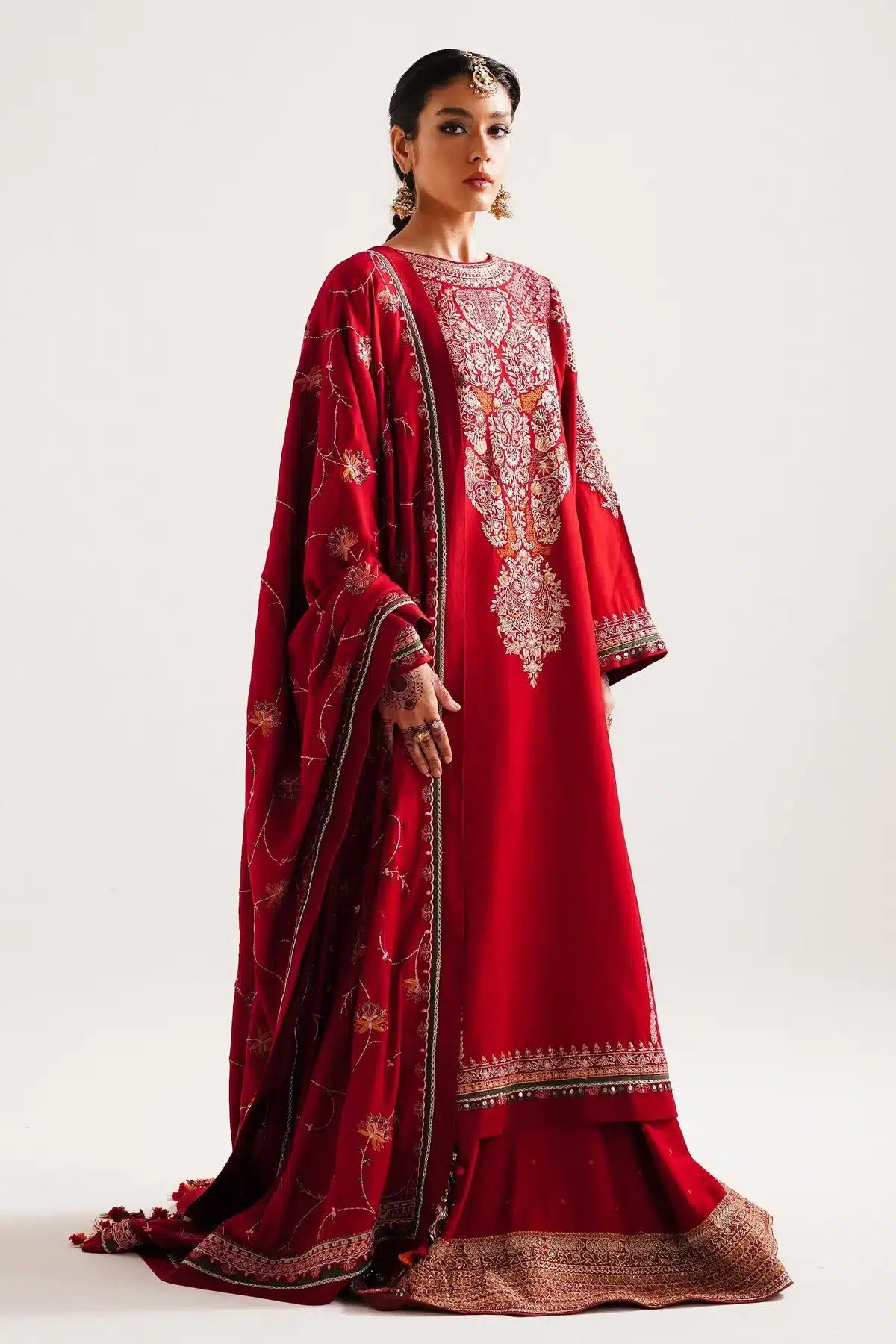 Zara ShahJahan | Winter Shawl 23 | WS23-D8 - House Of Anaya