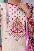 Zellbury | Unstitched 2 Piece Cambric | Embroidered Shirt Dupatta - 0022 - Libasekhas