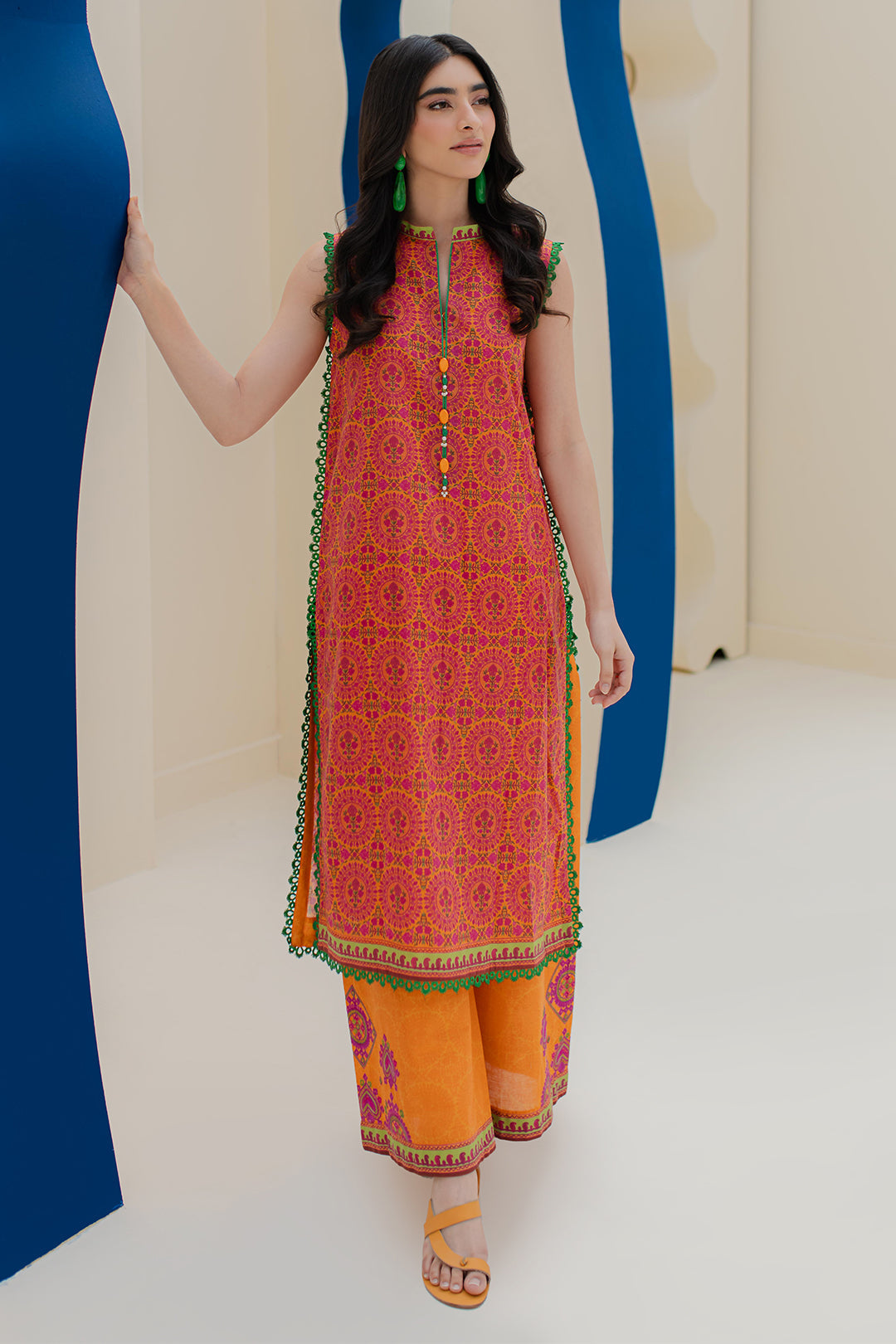 Zellbury | Unstitched 2 Piece Cambric | Embroidered Shirt Shalwar - 0024 - House Of Zarish