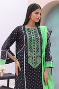 Zellbury | Unstitched 2 Piece Cambric | Embroidered Shirt Dupatta - 0027 - House Of Zarish