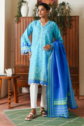 Zellbury | Unstitched 2 Piece Cambric | Embroidered Shirt Dupatta - 0028 - House Of Zarish