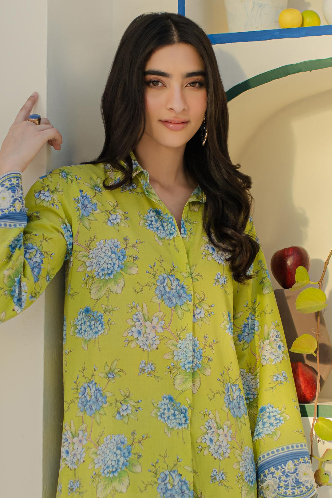 Zellbury | Unstitched 2 Piece Cambric | Embroidered Shirt Shalwar - 0104 - House Of Zarish